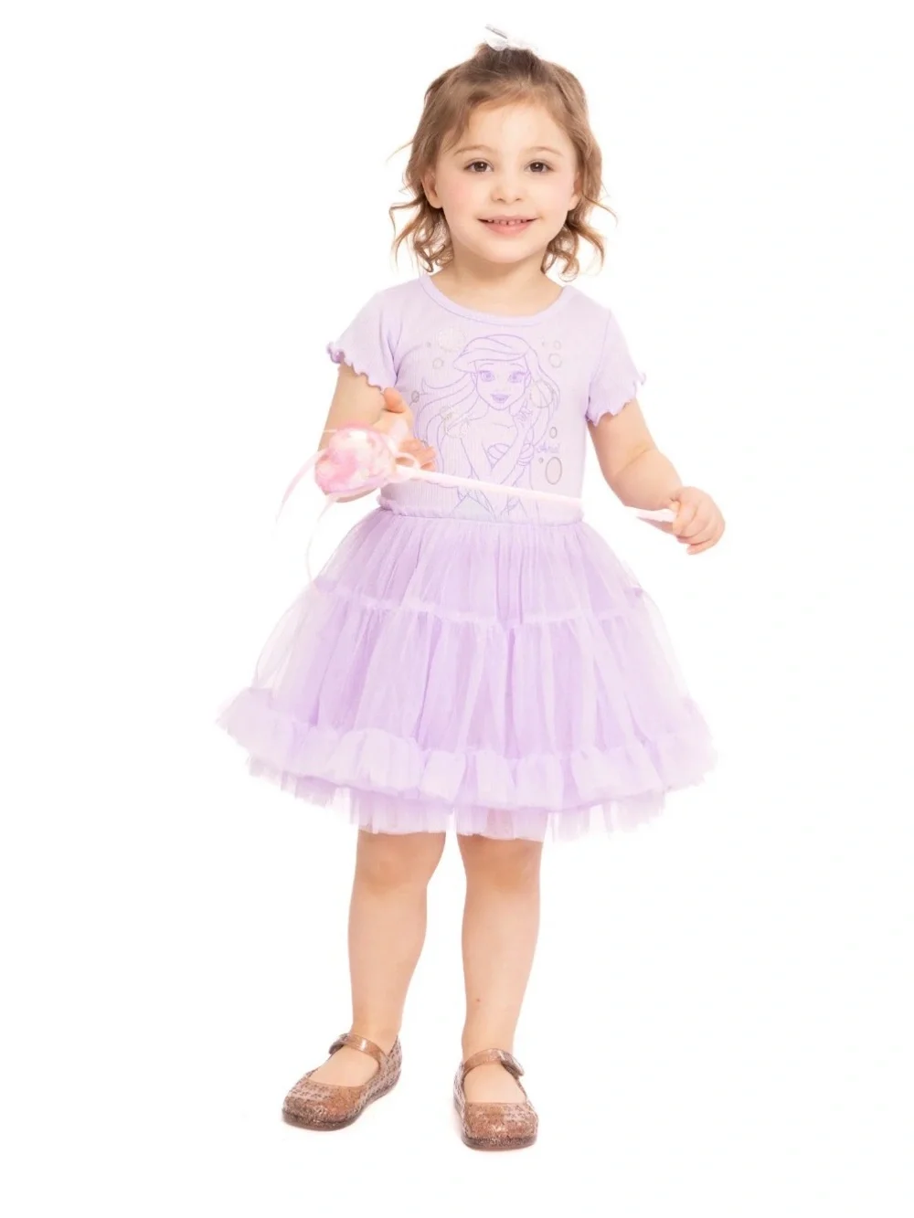 Disney Girls Lavender Tulle Princess Dress